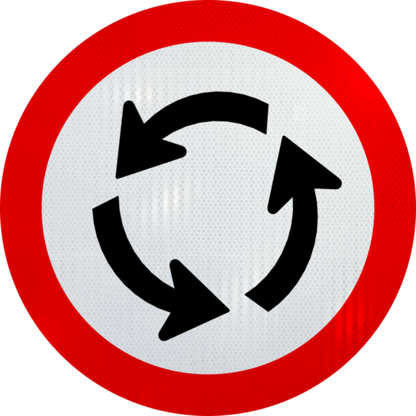 R-33 Sentido De Circulação Na Rotatória